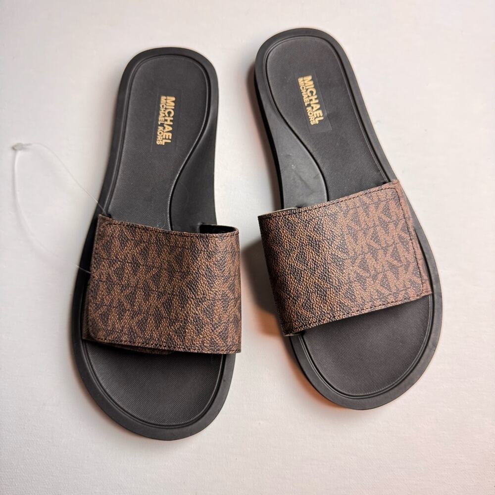 Michael Kors Women’s Secure Strap Slide Sandal Sz 7 - Picture 3 of 7